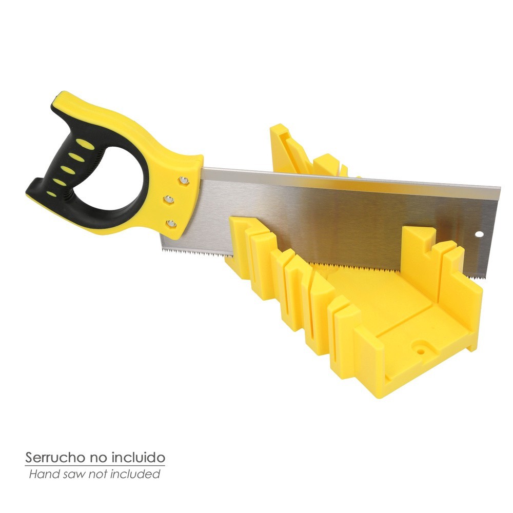 Guia Ingletes Plastico 10,5x 30 cm, Caja Ingletes, Caja Sierra Ingletadora, Guia Ingletadora, 3 Angulos al por Mayor | Almacén d