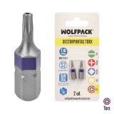 Puntas Destornillador Torx 10 Inviolable (2 Piezas), Acero S2 al Cromo Vanadio, Puntas Hexagonales, Destorpuntas, al por Mayor |