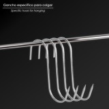 Gancho Carnicero Inoxidable Nº 7 De 220 x 10 mm, Gancho Para Productos Carnicos, al por Mayor | Almacén de Ferretería