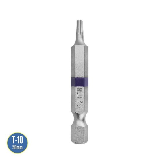 Puntas Largas Destornillador Torx T10 (2 Piezas), Acero S2 al Cromo Vanadio, Puntas Hexagonales, Destorpuntas, al por Mayor | Al