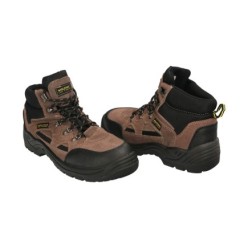 Botas Seguridad "Tiborx" S1P+SR+FO  Talla 38 Puntera Reforzada, Suela Antiperforación Antideslizante, Botas Trabajo Seguridad (P