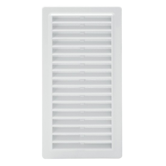 Rejilla Plastico Empotrar Con Malla Posterior 25x12 cm, al por Mayor | Almacén de Ferretería