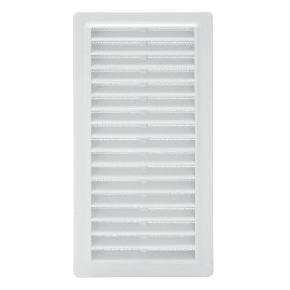 Rejilla Plastico Empotrar Con Malla Posterior 25x12 cm, al por Mayor | Almacén de Ferretería