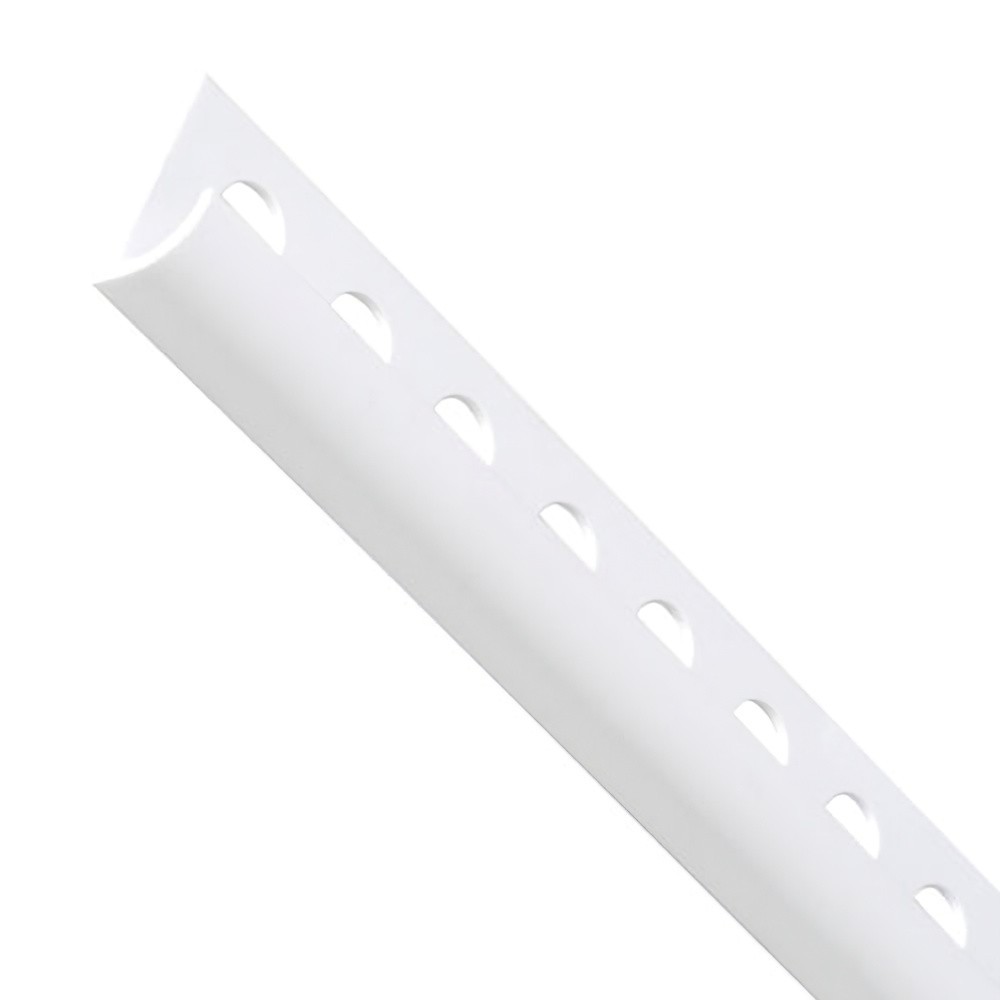 Guardacantos PVC Blanco  Barra 2,6 Metros Canto Redondo al por Mayor | Almacén de Ferretería