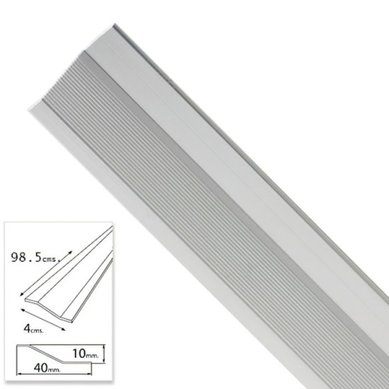 Tapajuntas Adhesivo Para Ceramica Metal Plata   98,5 cm, al por Mayor | Almacén de Ferretería