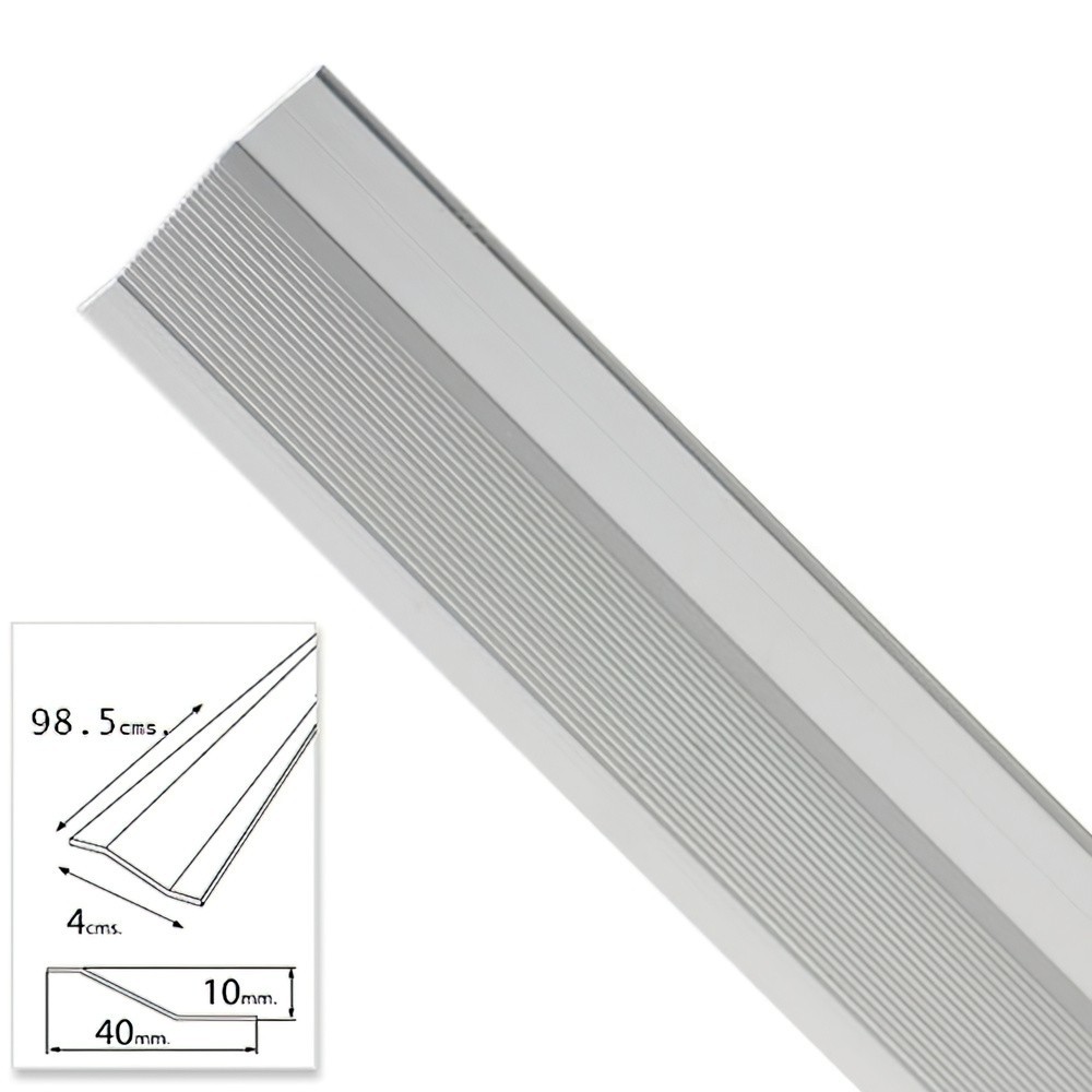 Tapajuntas Adhesivo Para Ceramica Metal Plata   98,5 cm, al por Mayor | Almacén de Ferretería