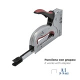 Grapadora Metal Regulable Plus N3 4/14mm al por Mayor | Almacén de Ferretería