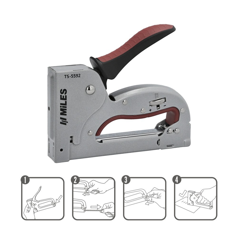 Grapadora Metal Regulable Plus N3 4/14mm al por Mayor | Almacén de Ferretería