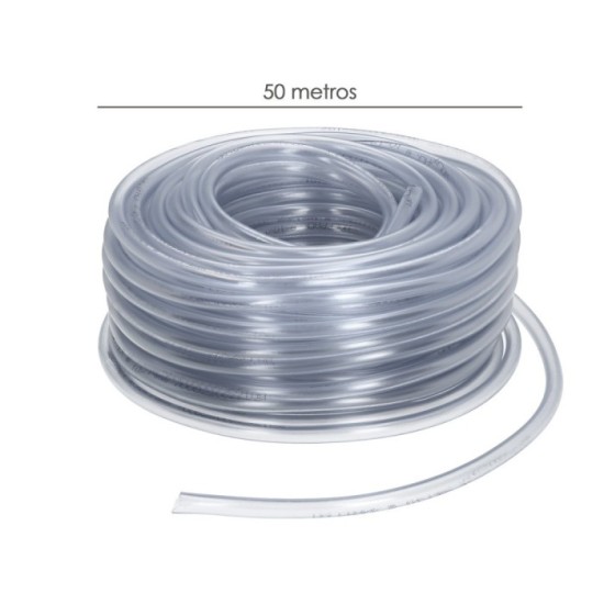 Manguera Transparente Nivel 12x16 mm, Rollo 50 metros al por Mayor | Almacén de Ferretería