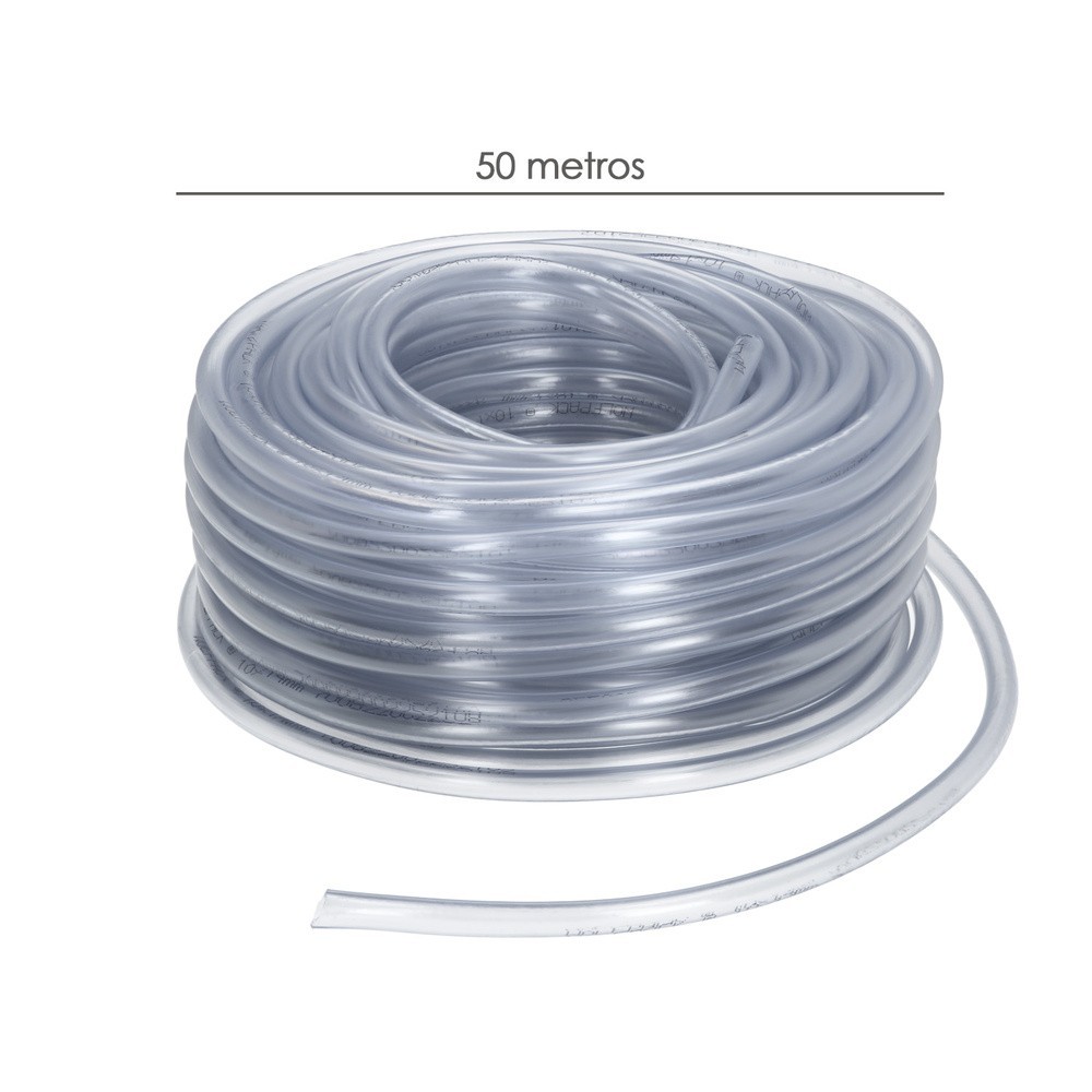 Manguera Transparente Nivel 12x16 mm, Rollo 50 metros al por Mayor | Almacén de Ferretería