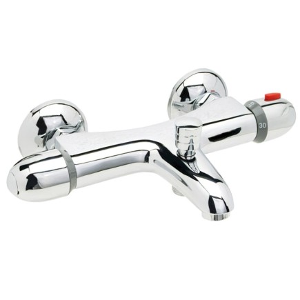 Monomando "Línea Flow" Baño y Ducha Termostático Con Cartucho ceramico Ø 40 mm,