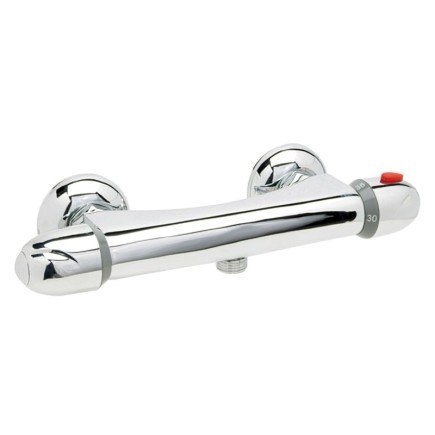 Monomando "Línea Flow" Ducha Termostático Con Cartucho Ceramico Ø 40 mm,