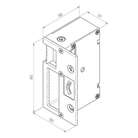 Cerradura Eléctrica JIS 1093 Reversible Automatico Sobreponer Horizontal al por Mayor | Almacén de Ferretería