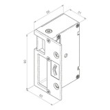 Cerradura Eléctrica JIS 1093 Reversible Automatico Sobreponer Horizontal al por Mayor | Almacén de Ferretería