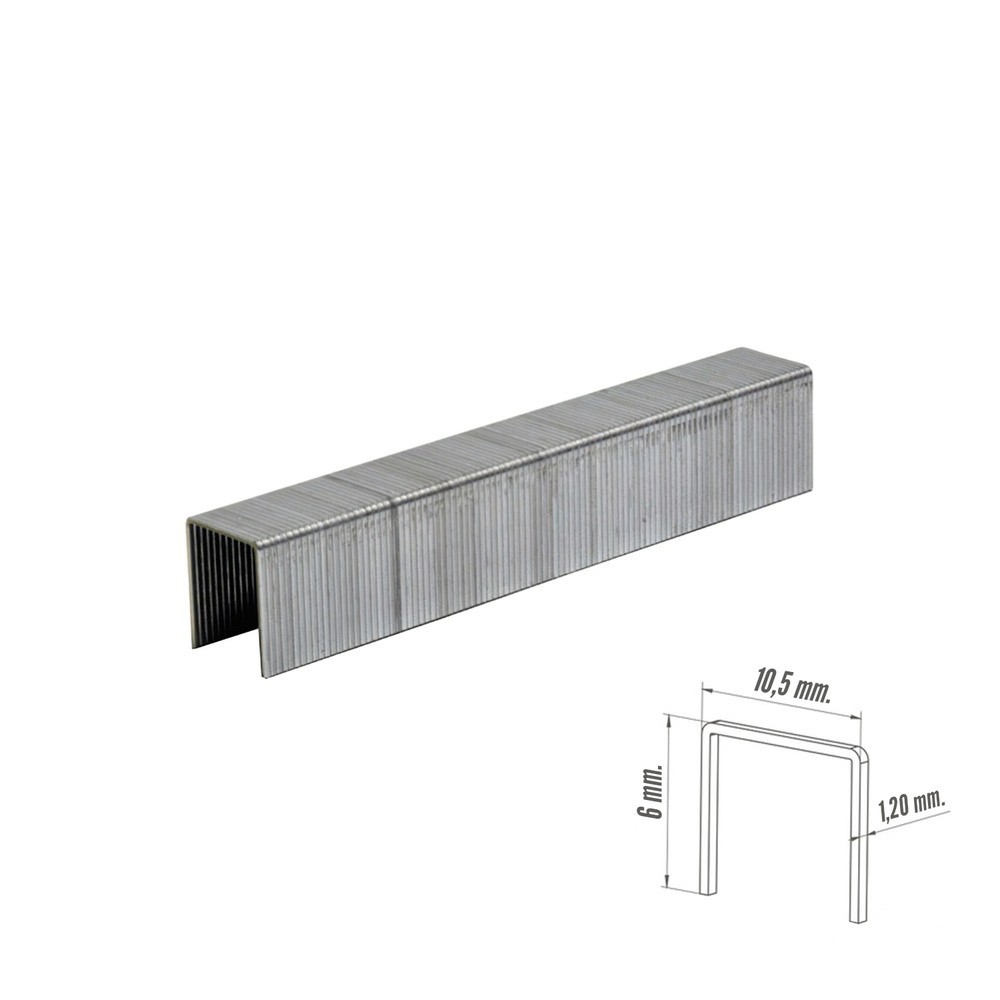 Grapa Maurer Numero 4 / 6 mm, 1,250 piezas al por Mayor | Almacén de Ferretería
