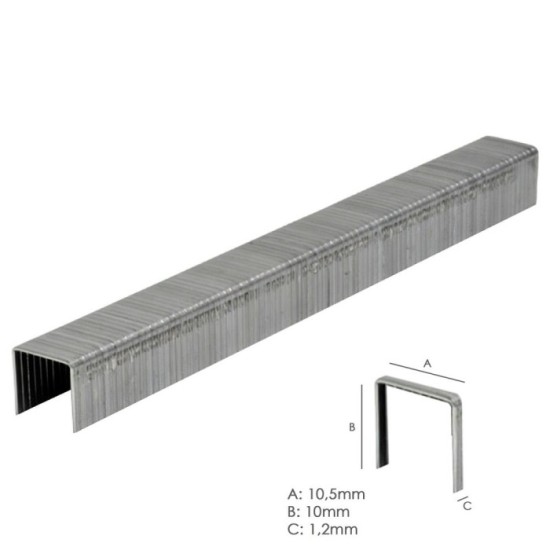 Grapa Maurer Numero 4 / 10 mm, 1,250 piezas al por Mayor | Almacén de Ferretería