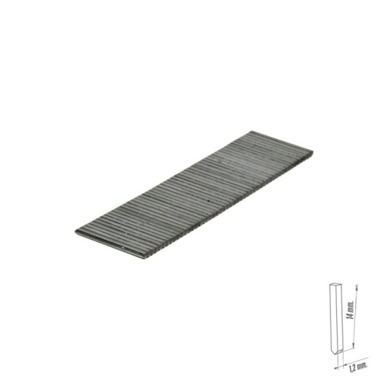 Grapa Maurer Punta Cabeza Perdida Nº 9 14 mm 1,000 piezas al por Mayor | Almacén de Ferretería