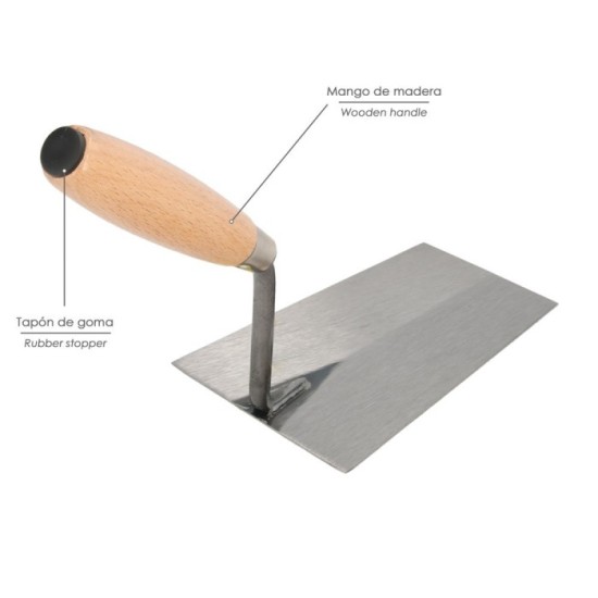 Paleta Wolfpack Mango Madera 341-A / 180 mm, al por Mayor | Almacén de Ferretería