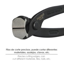 Tenazas Rusas Plus Negra   9"