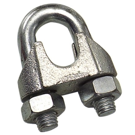 Sujetacables Galvanizado 16 mm, 5/8" Uso Domestico