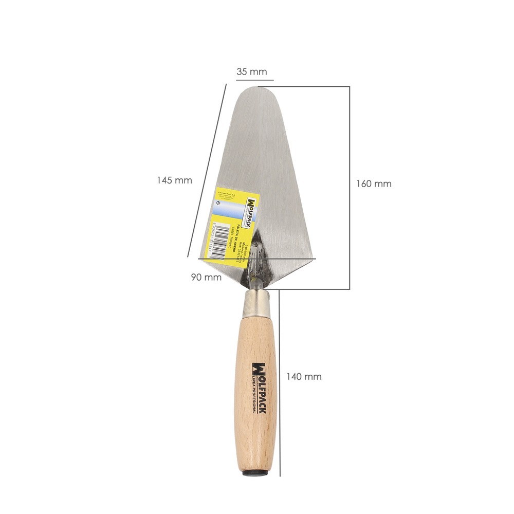 Paleta Wolfpack Mango Madera 348 / 160 mm, al por Mayor | Almacén de Ferretería