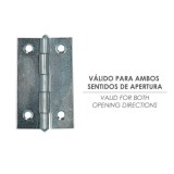 Bisagra 5005 Zincada         1- 1/4" al por Mayor | Almacén de Ferretería