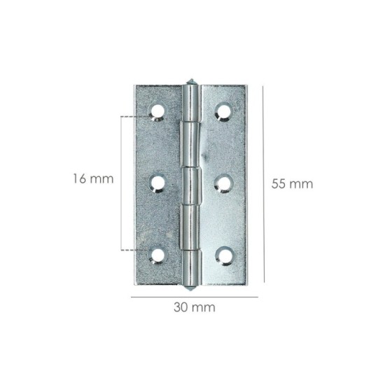 Bisagra 5005 Zincada         2- 1/4" al por Mayor | Almacén de Ferretería