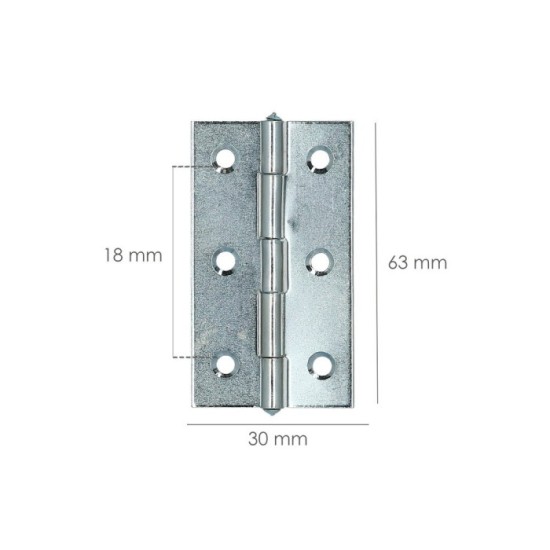 Bisagra 5005 Zincada         2-1/2" al por Mayor | Almacén de Ferretería