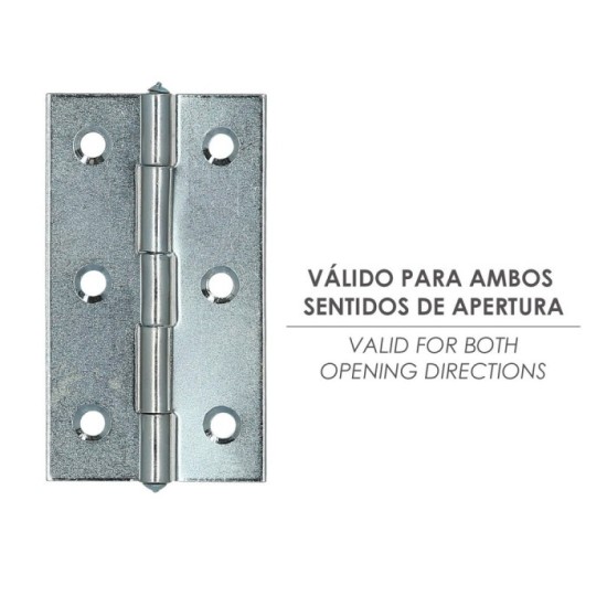 Bisagra 5005 Zincada         2-1/2" al por Mayor | Almacén de Ferretería