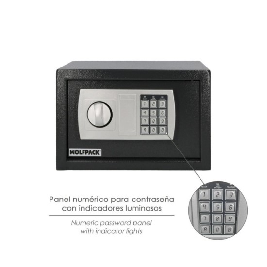Caja Fuerte Sobreponer Electrica 31x20x20 cm, al por Mayor | Almacén de Ferretería