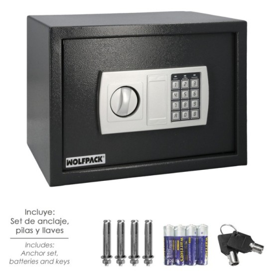 Caja Fuerte Sobreponer Electrica 35x25x25 cm, al por Mayor | Almacén de Ferretería