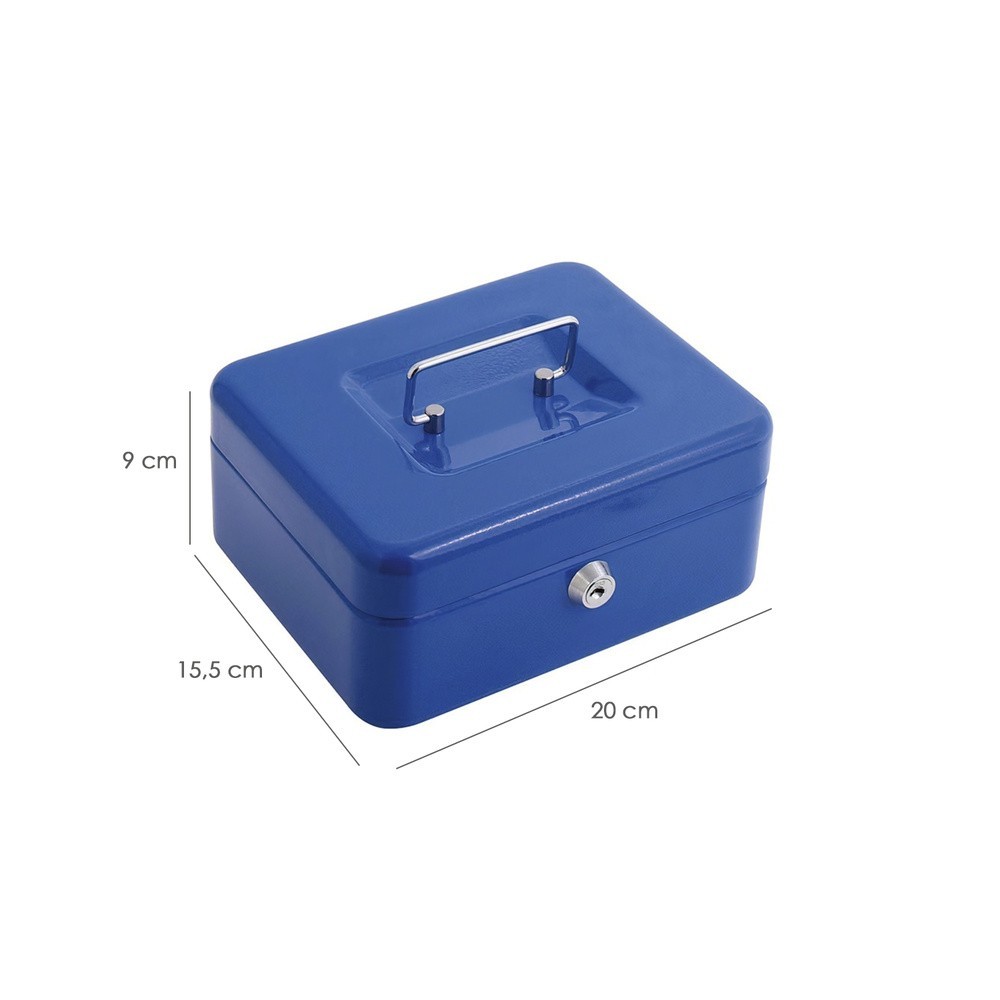 Caja Caudales Wolfpack  Pintada Nº 2   200x155 mm, Con Bandeja Interior al por Mayor | Almacén de Ferretería