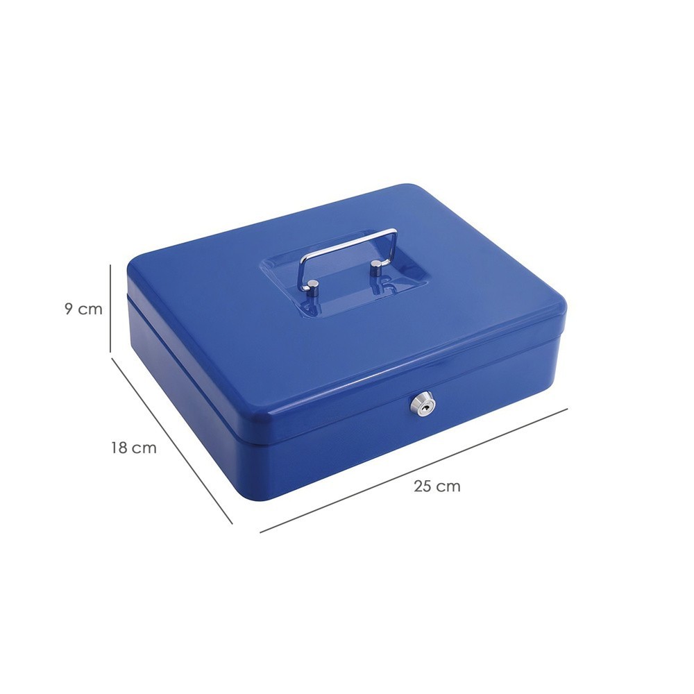 Caja Caudales Wolfpack  Pintada Nº 3   250x180 mm, Con Bandeja Interior al por Mayor | Almacén de Ferretería