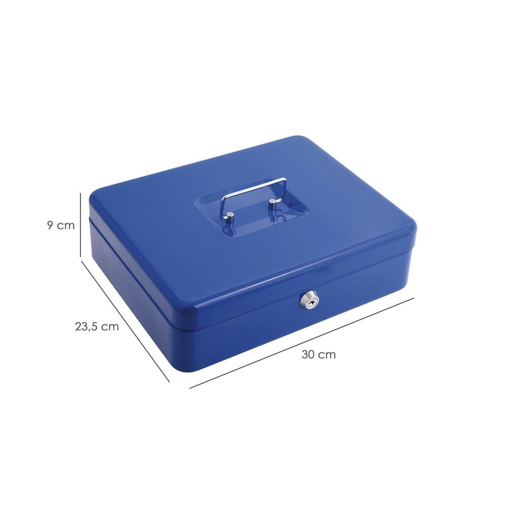 Caja Caudales Wolfpack  Pintada Nº 4   300x235 mm, Con Bandeja Interior al por Mayor | Almacén de Ferretería