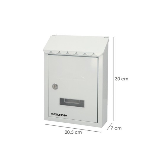 Buzon Exterior 205 x 300 x 70 mm, Blanco al por Mayor | Almacén de Ferretería