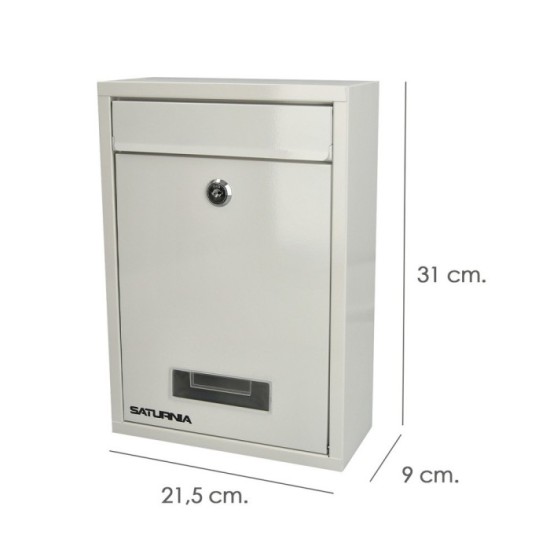Buzon Square Blanco 26 x 9 x 31 (Alt,) cm, al por Mayor | Almacén de Ferretería