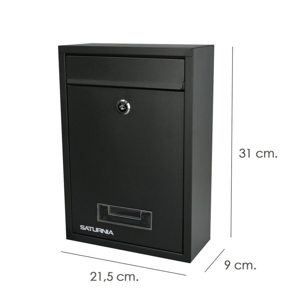 Buzon Square Gris Antracita 26 x 9 x 31 (Alt,) cm, al por Mayor | Almacén de Ferretería