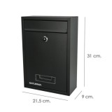 Buzon Square Gris Antracita 26 x 9 x 31 (Alt,) cm, al por Mayor | Almacén de Ferretería