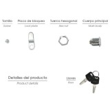 Cerradura Recambio Para Buzon Residence al por Mayor | Almacén de Ferretería