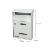 Buzon Exterior Country Blanco 215 x 320 x 105 mm, al por Mayor | Almacén de Ferretería