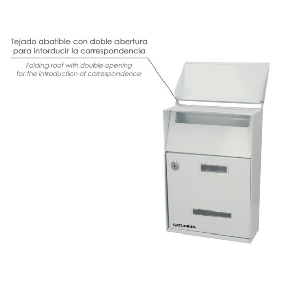 Buzon Exterior Country Blanco 215 x 320 x 105 mm, al por Mayor | Almacén de Ferretería