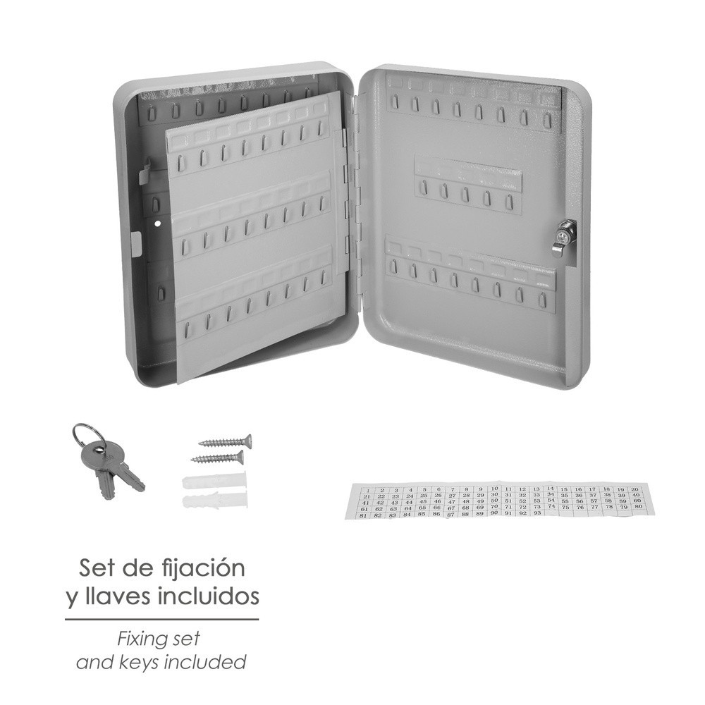 Armario De Seguridad Para Llaves Para 93  Llaves, Armario Seguridad Llaves, Armario Llavero, 6x24x30 cm, al por Mayor | Almacén 