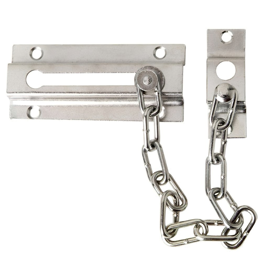 Cadena Seguridad Puerta Plateada (Blister 1 Pieza) al por Mayor | Almacén de Ferretería