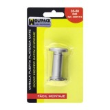 Mirilla Puerta 35-50 mm, Plateada Mate (Blister 1 pieza) al por Mayor | Almacén de Ferretería