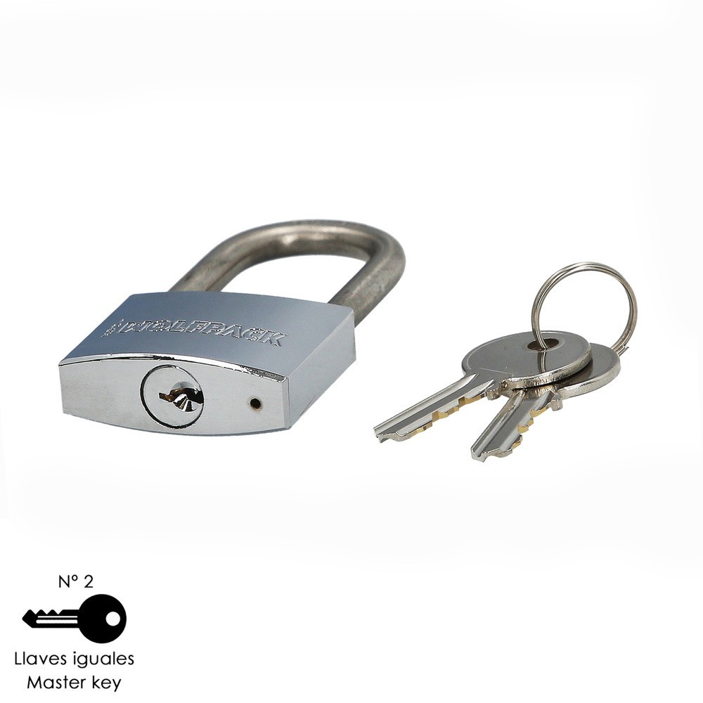 Candado Inoxidable Arco Largo 40mm, al por Mayor | Almacén de Ferretería