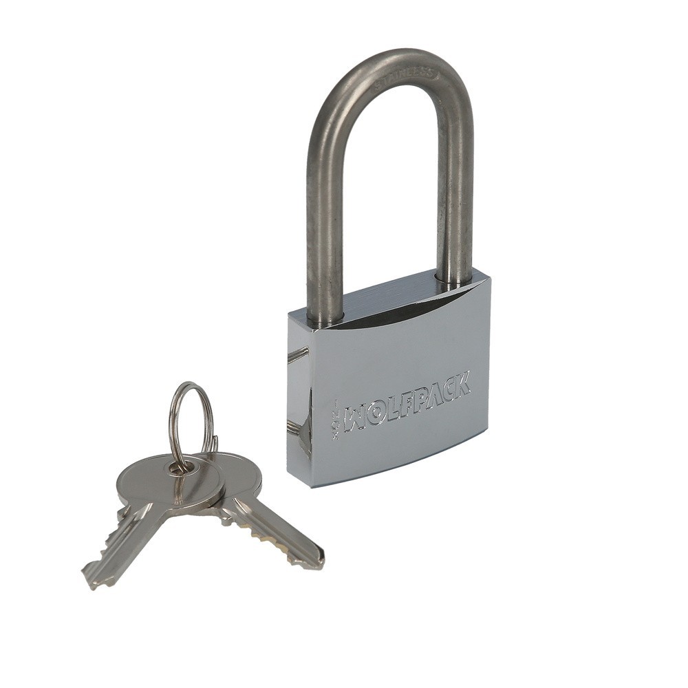 Candado Inoxidable Arco Largo 50mm, al por Mayor | Almacén de Ferretería