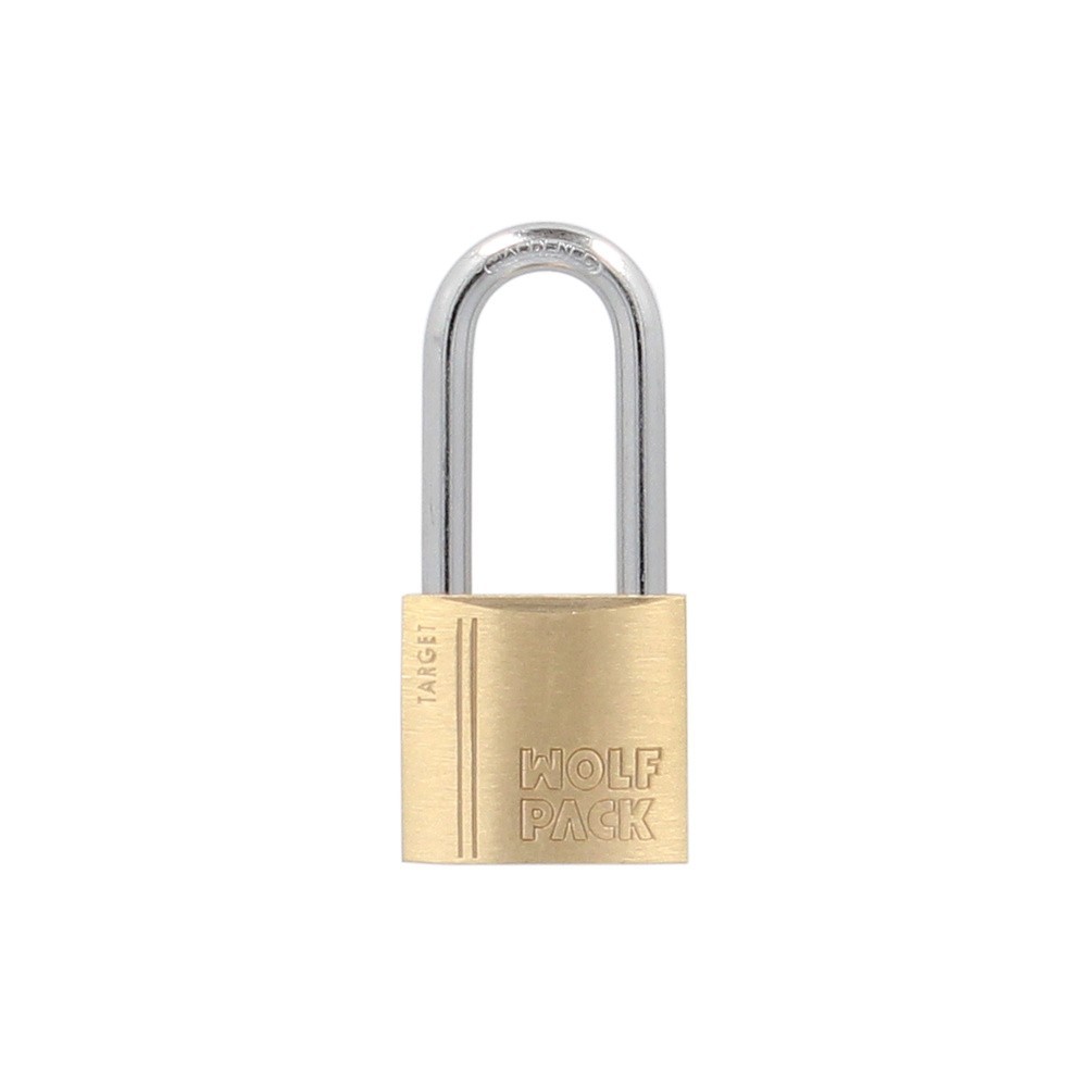 Candado Laton Arco Largo 25 mm, Arco Endurecido, Candado Maletas, Taquillas, Puertas al por Mayor | Almacén de Ferretería