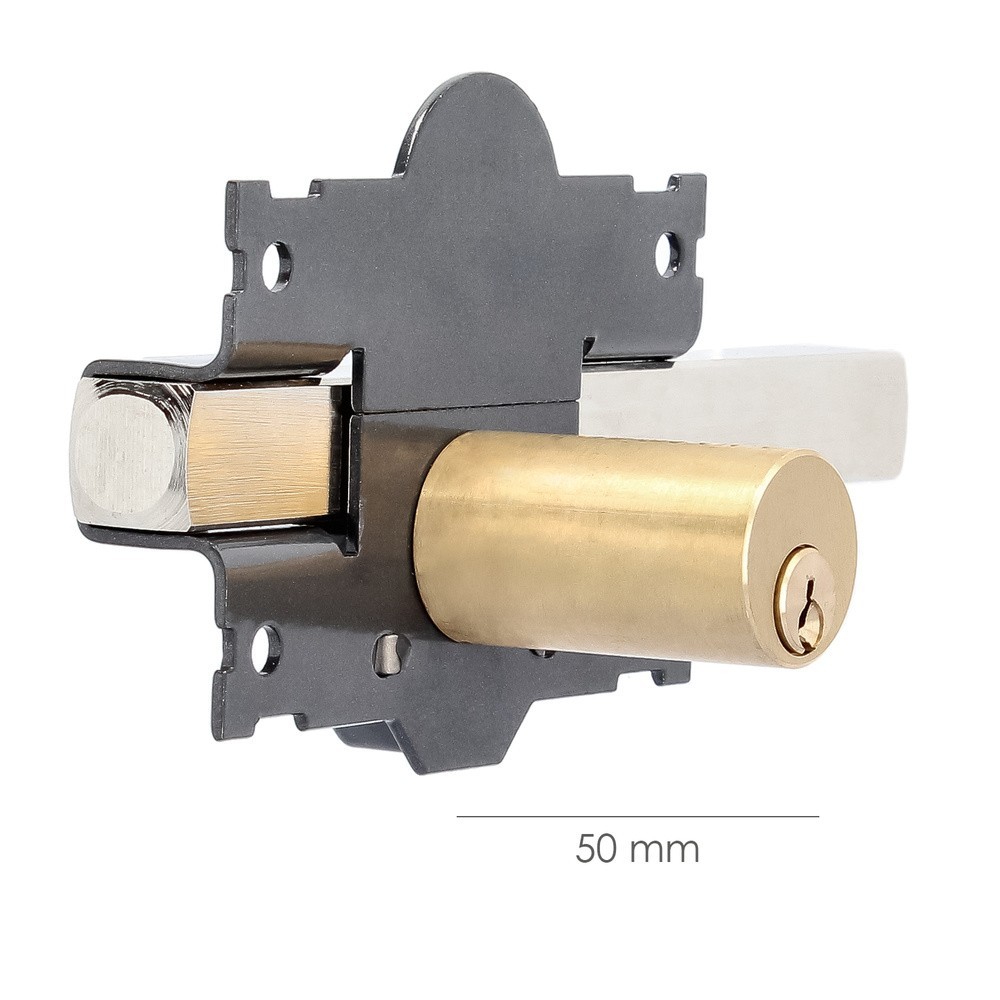 Cerrojo B-1 llave y pulsador pasador de 161mm cilindro redondo de 50mm al por Mayor | Almacén de Ferretería