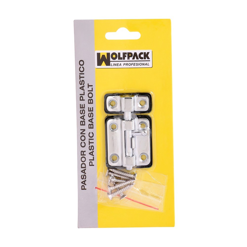 Pasador Wolfpack Base Plátsico 35 mm, Cromado al por Mayor | Almacén de Ferretería