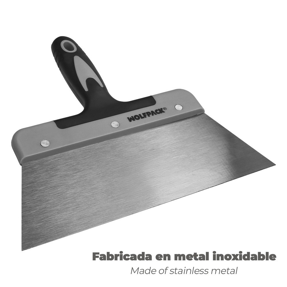 Espatula Acero 250 mm, Mango TPR al por Mayor | Almacén de Ferretería